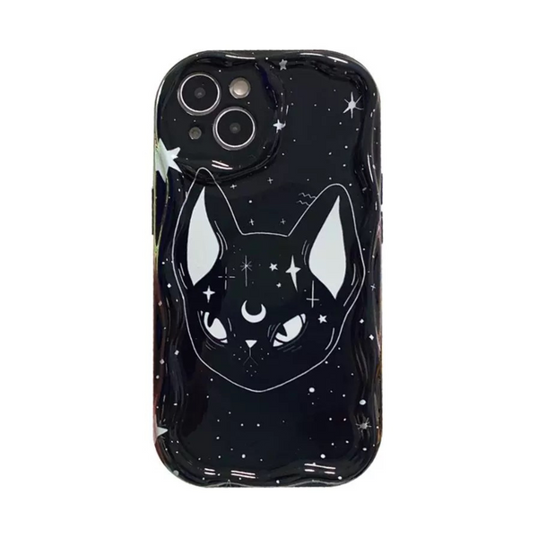 Mystical Cat Silicone Phone Case