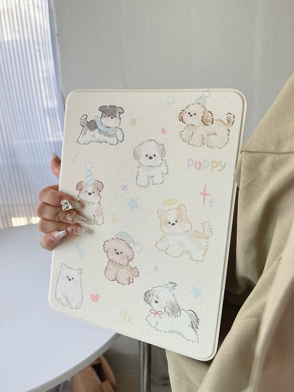 Creamy Puppy iPad Case