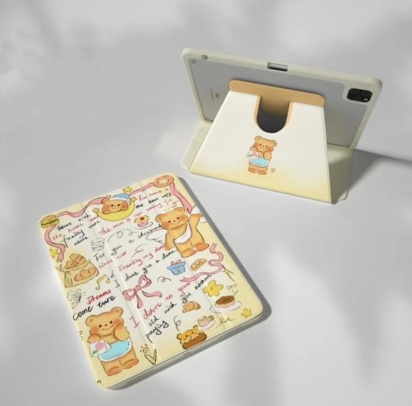 Cute Bear iPad Case