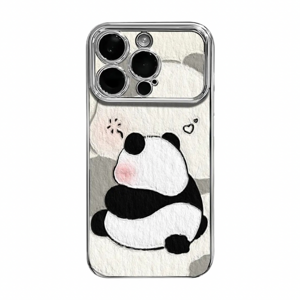 Cute Panda Stand Phone Case